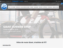 Tablet Screenshot of giant-shop.fr